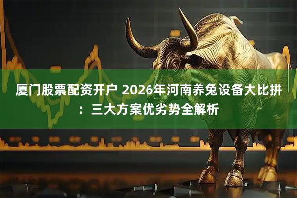 厦门股票配资开户 2026年河南养兔设备大比拼:三大方案优劣势全解析